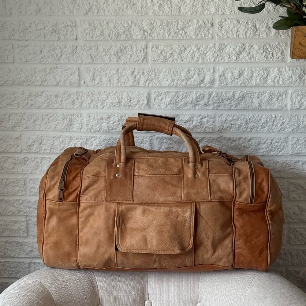 Talon genuine leather duffle
